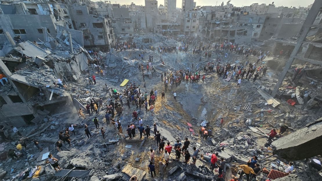 Gaza teams recover remains of 55 people nearly 3 years after Israeli strike