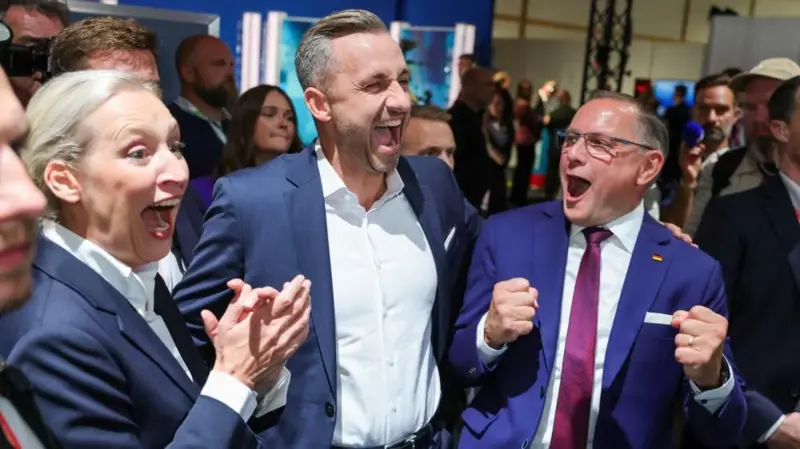 Germany's far-right AfD set for big win in eastern state, just short of majority