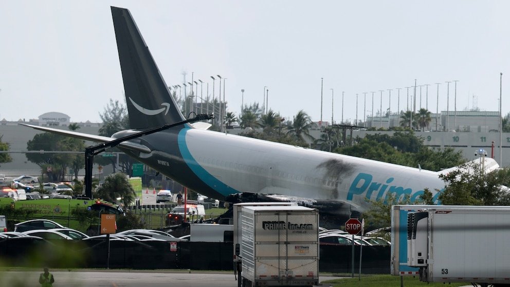 Five dead after Amazon cargo plane crashes at Miami airport
