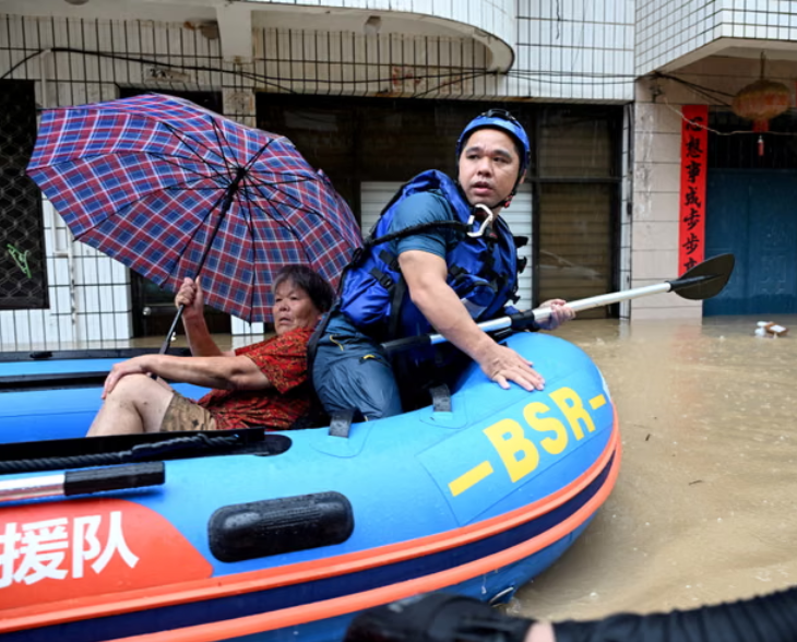 Weather tracker Typhoon Saudel causes mass evacuations in south-east China