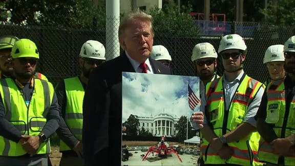 Trump touts White House renovations, says building was in ‘very bad condition’
