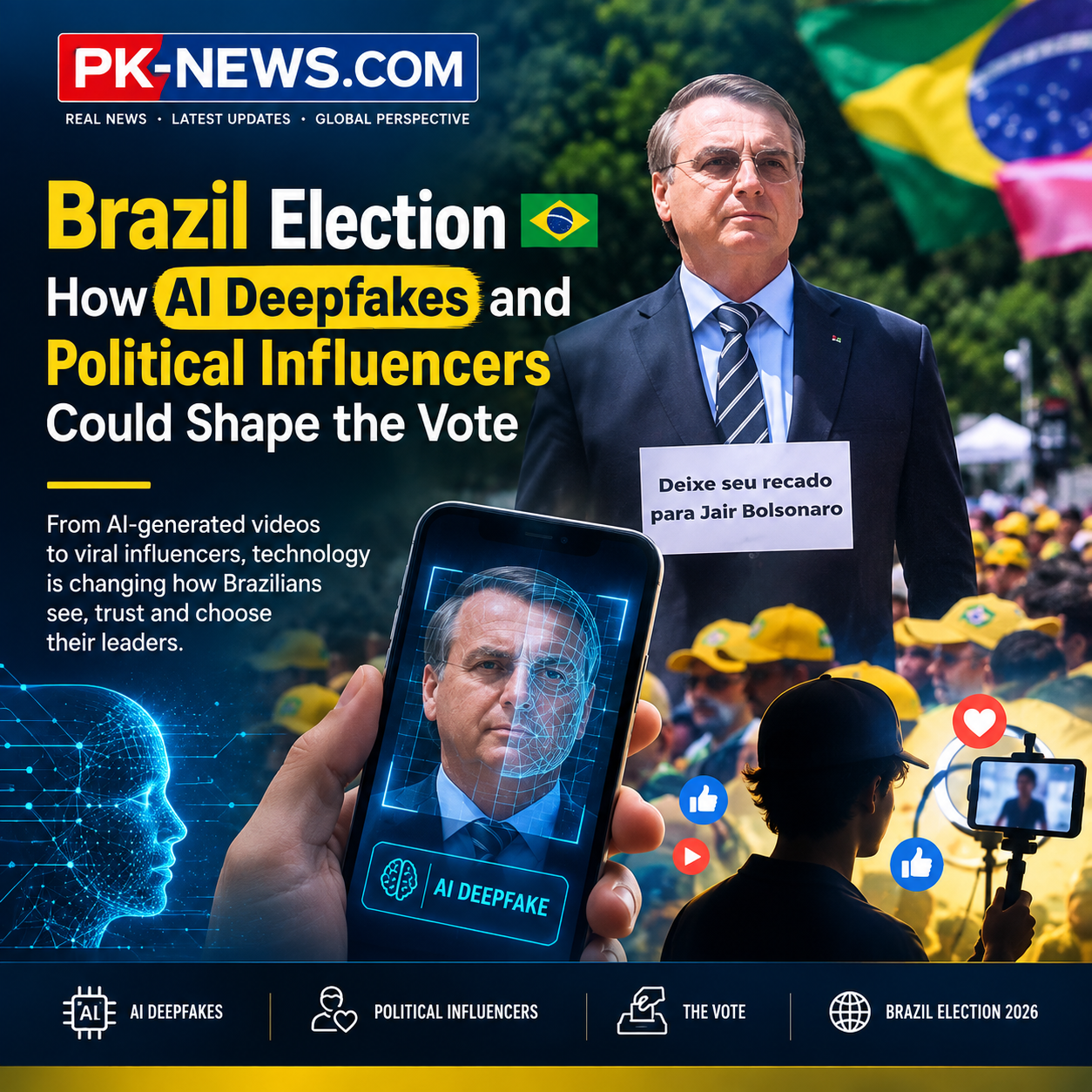 Brazil Election How AI Deepfakes and Political Influencers Could Shape the Vote