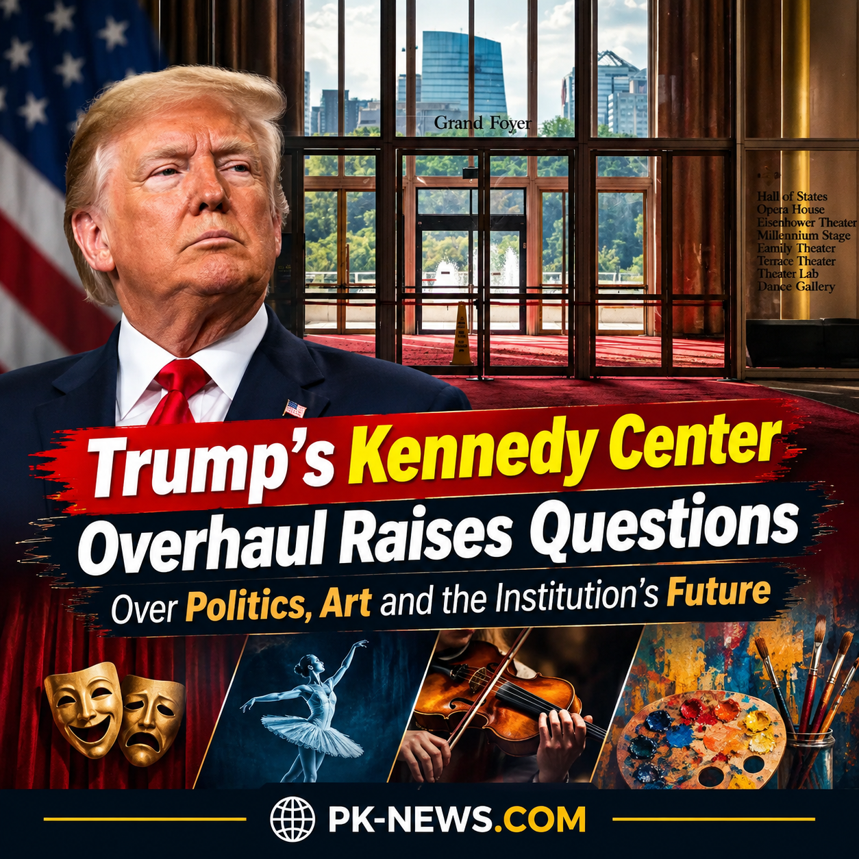 Trump’s Kennedy Center Overhaul Raises Questions Over Politics, Art and the Institution’s Future