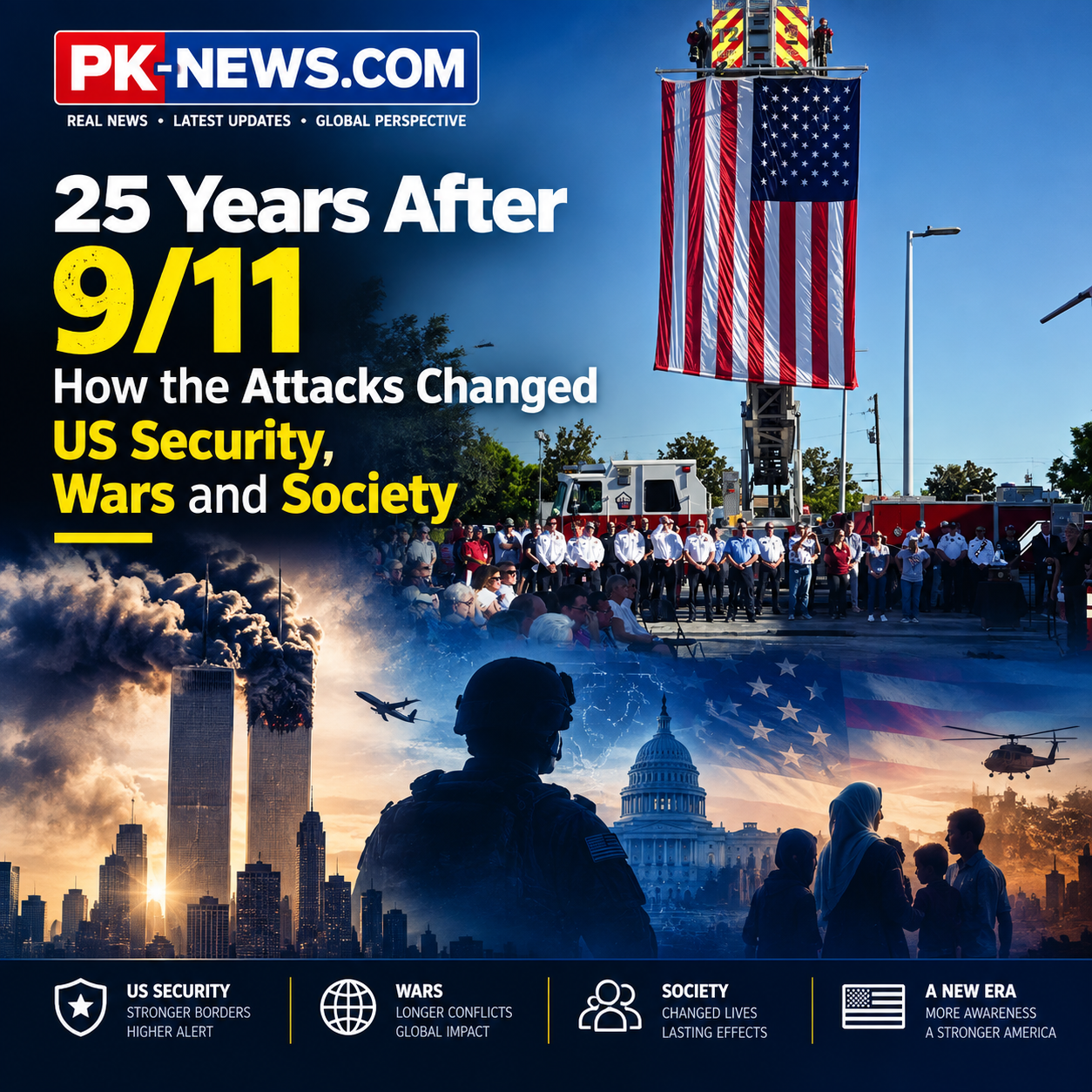25 Years After 9/11 How the Attacks Changed US Security Wars and Society