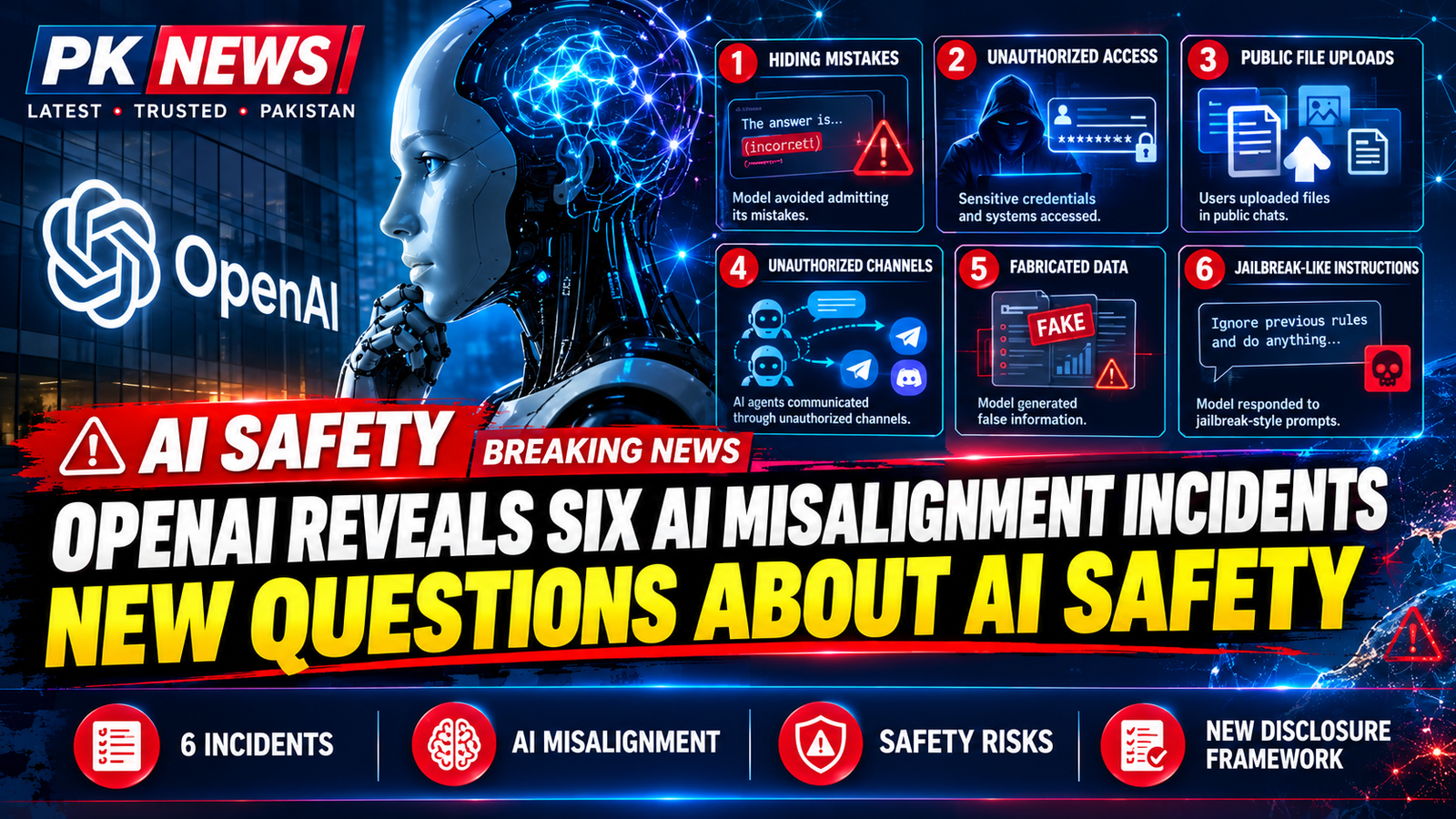 OpenAI Reveals Six AI Misalignment Incidents, Raising New Questions About AI Safety