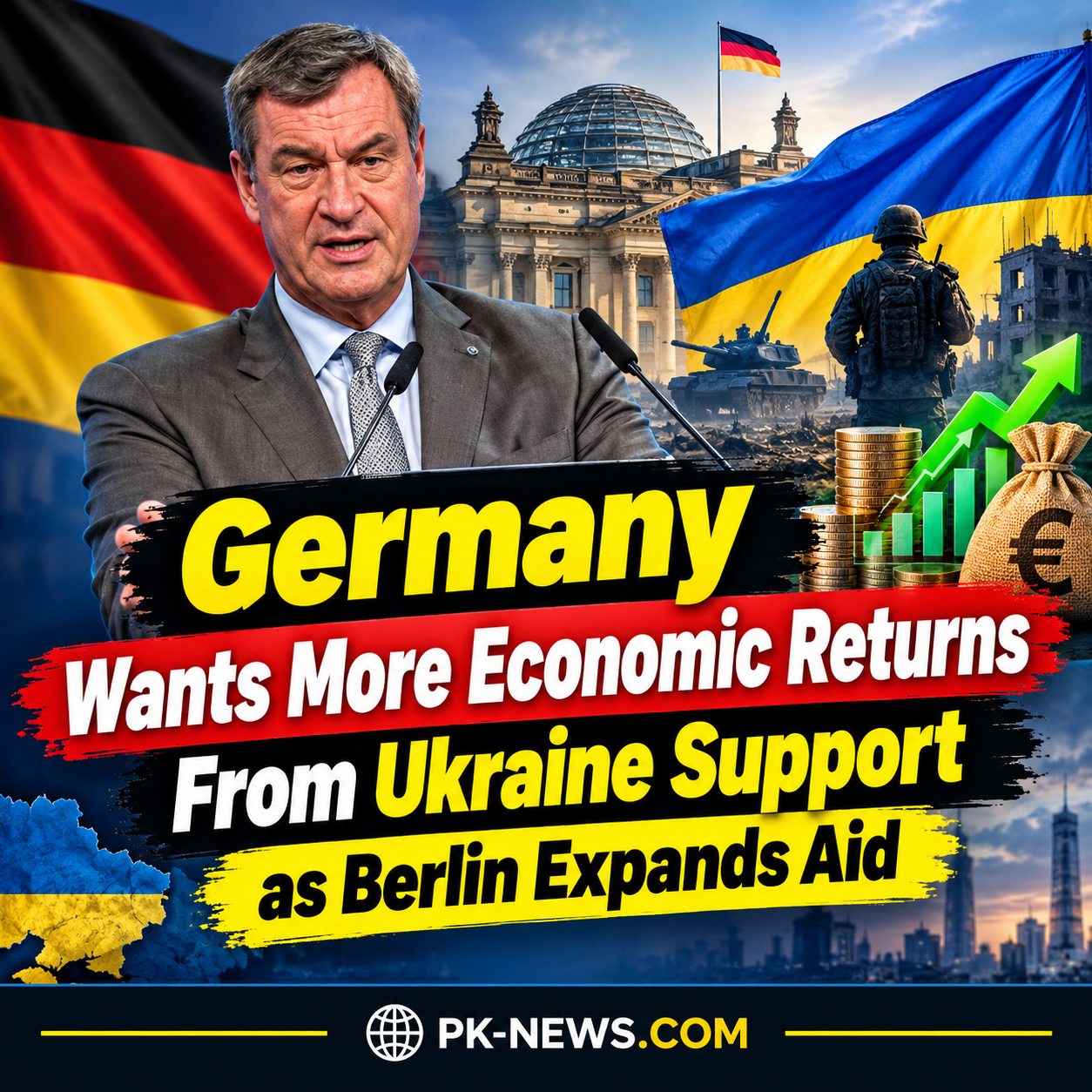 Germany Wants More Economic Returns From Ukraine Support as Berlin Expands Aid