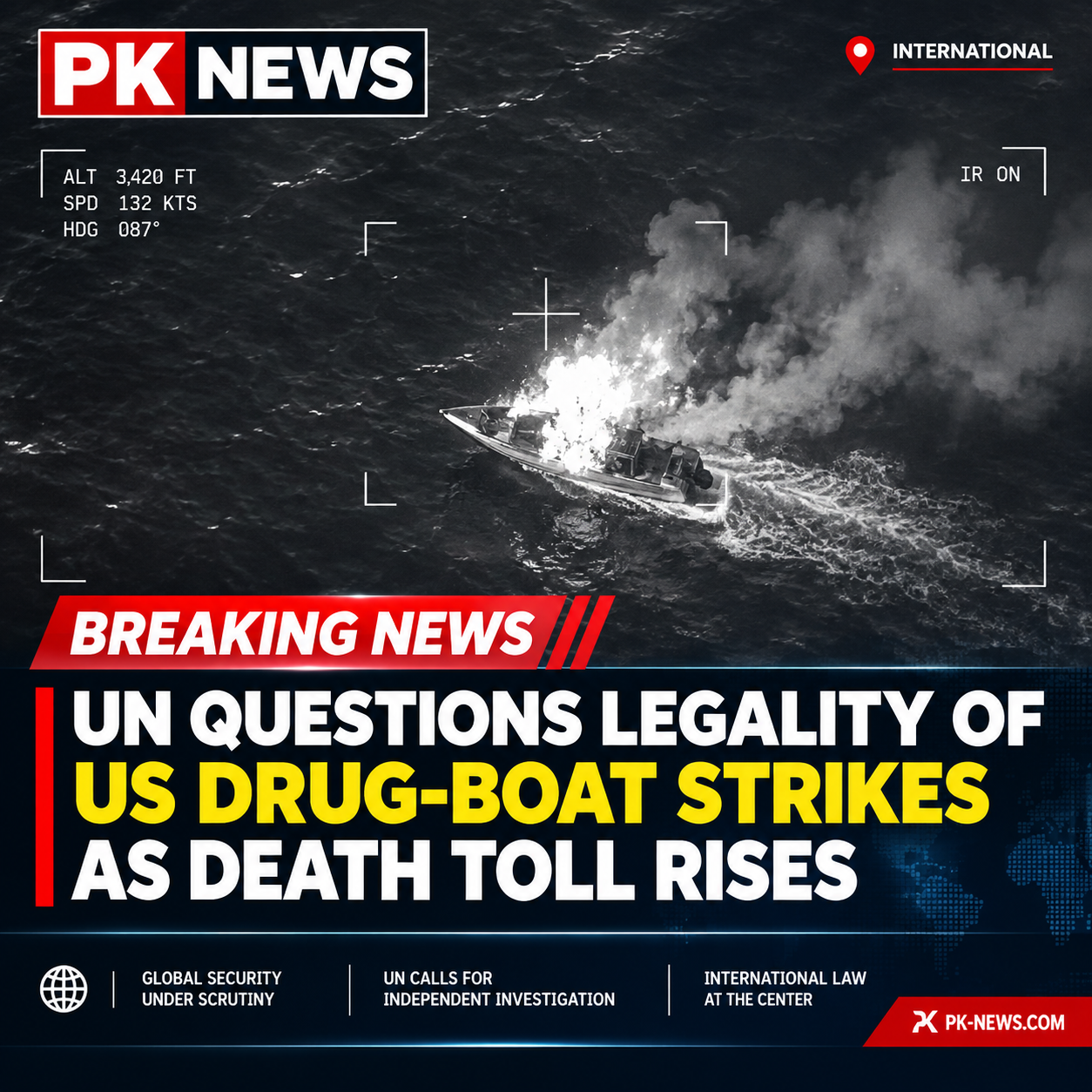 UN Questions Legality of US Drug-Boat Strikes as Death Toll Rises