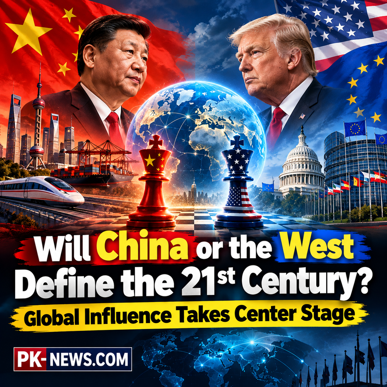 Will China or the West Define the 21st Century? Global Influence Takes Center Stage