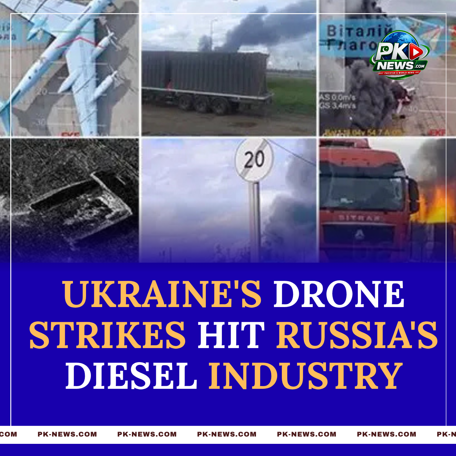 How Ukraine’s Drone Strikes on Russia Crippled the World’s Second-Largest Diesel Supplier